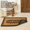 Gardenised Heavy Duty Coco Coir Doormat Non Slip PVC Baking Embossed Welcome Design Natural Coconut Fiber Floor Mat for Front Door Porch Patio Entryway Garage Mudroom & Outdoor Use 18x30"